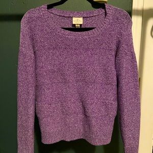 St John’s Bay Purple Knit Sweater